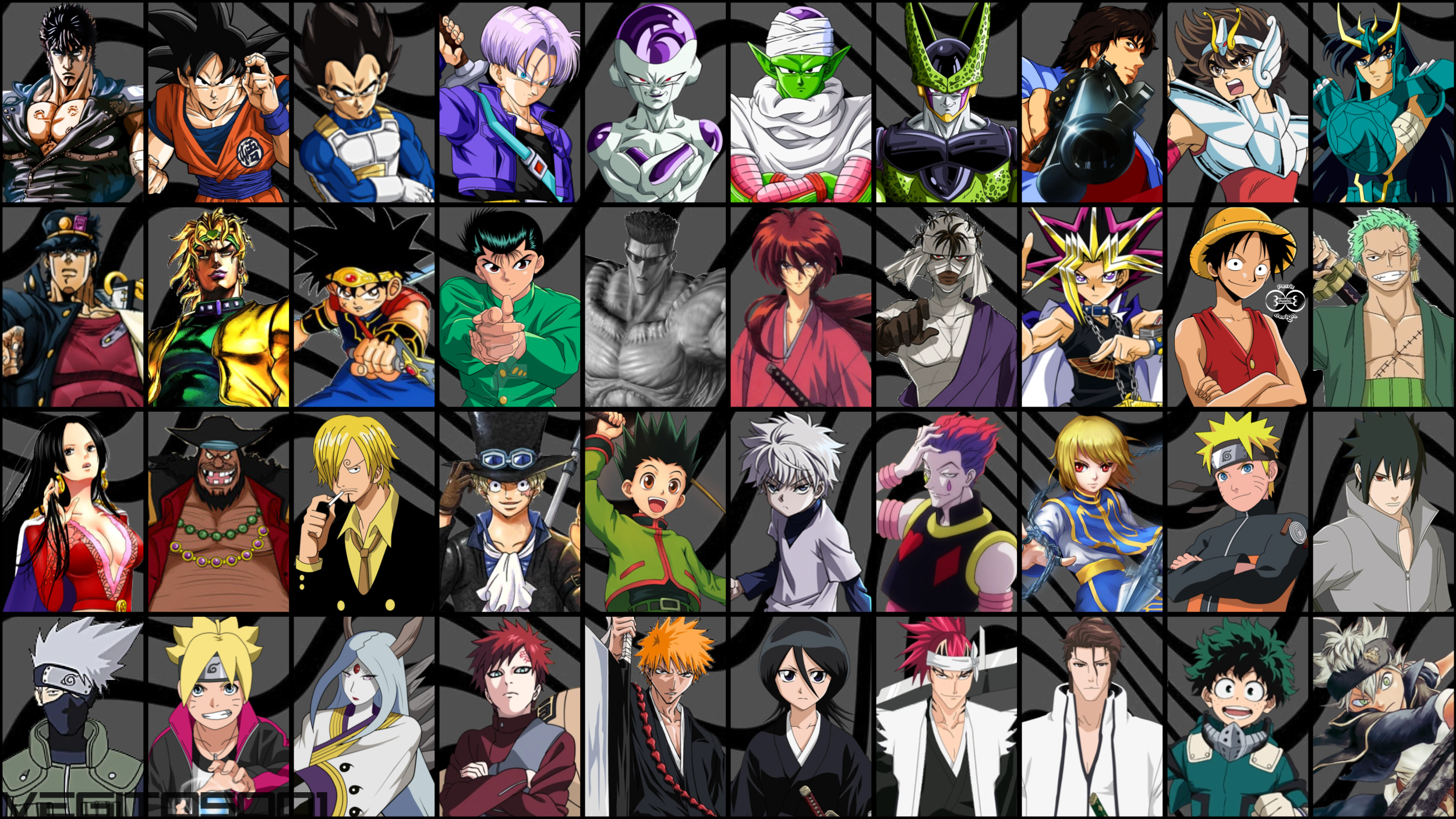 Jump Force Full Roster by VegWasTaken on DeviantArt