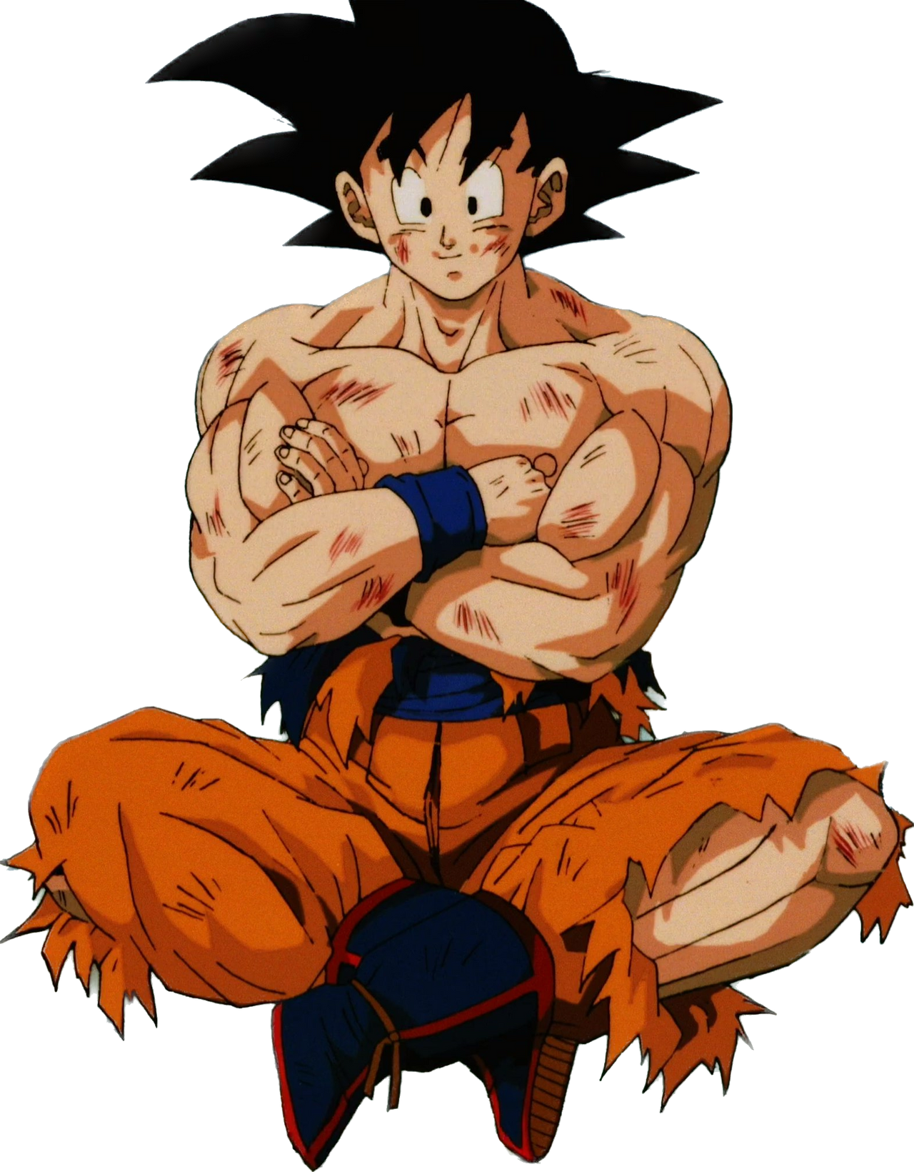 5 - Goku Sitting Transparent, HD Png Download is free transparent