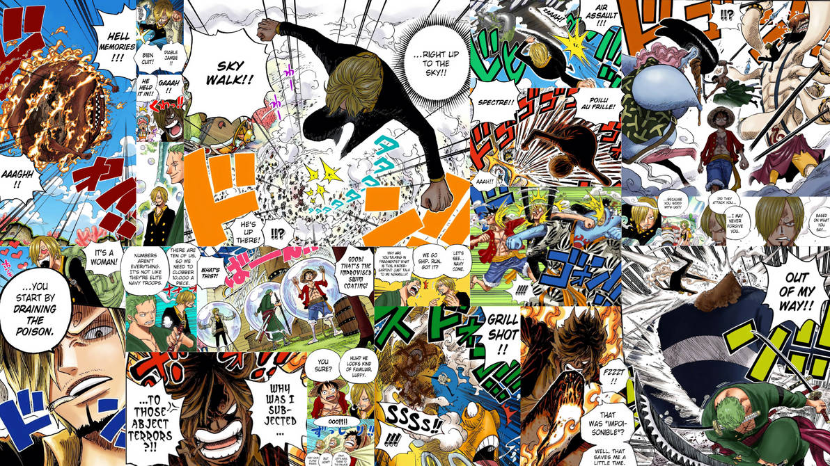 Sanji Collage 6 (Fishman Island) by VegWasTaken on DeviantArt