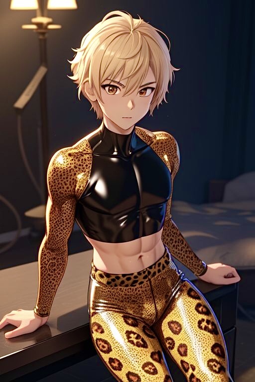 Cheetal Andy Rouse Andy in Cheetah Print by slimies on DeviantArt