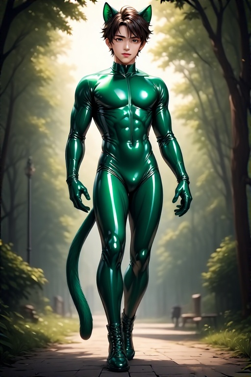 Latex Catboy Olin by slimies on DeviantArt