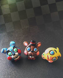 FNaF 2: Toy Bonnie, Toy Chica, Toy Freddy Earrings