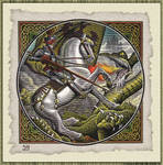St. George and the Dragon by srnoble