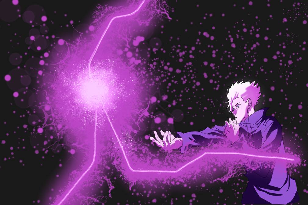 Gojo Satoru hollow purple by Vangorix on DeviantArt