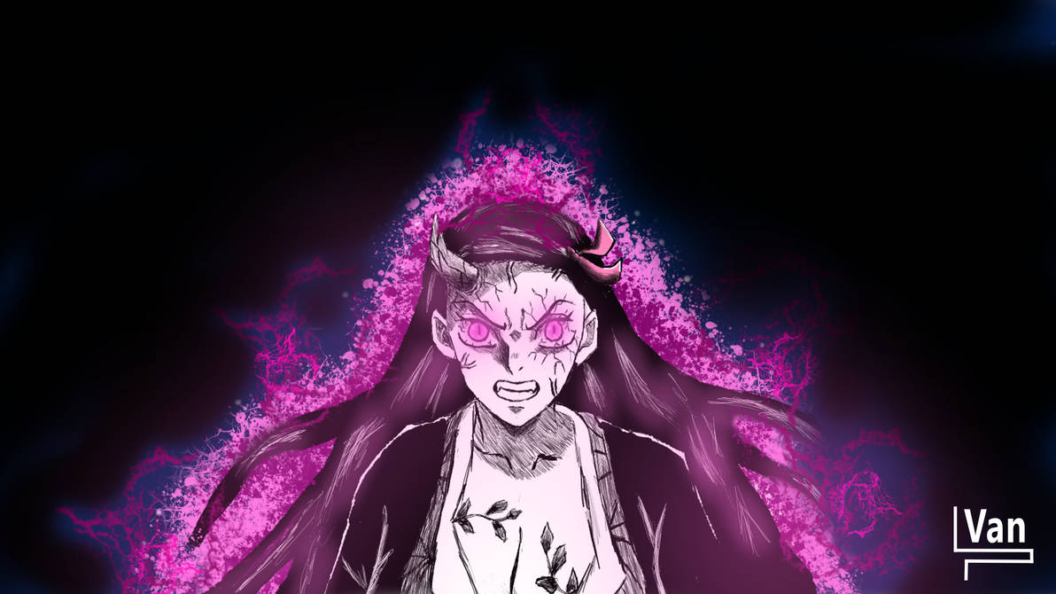 Nezuko Demon Rage Nezuko demon fanart by Vangorix on DeviantArt