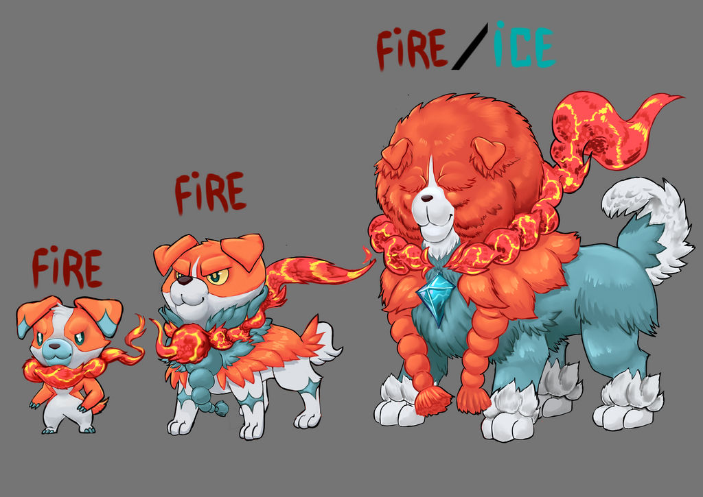 Fakemon Fire Starter 2 by vubidugil on DeviantArt