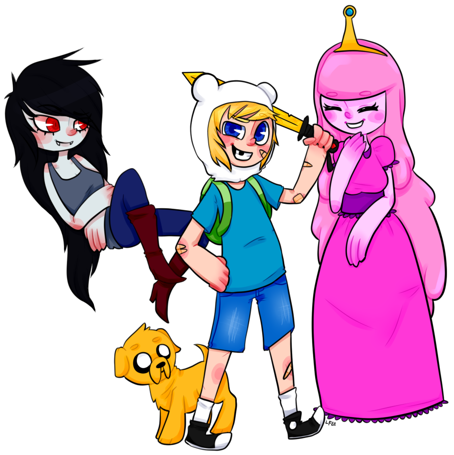 adventure time redraw