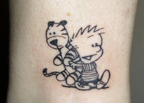 Tattoo 14 - Calvin And Hobbes