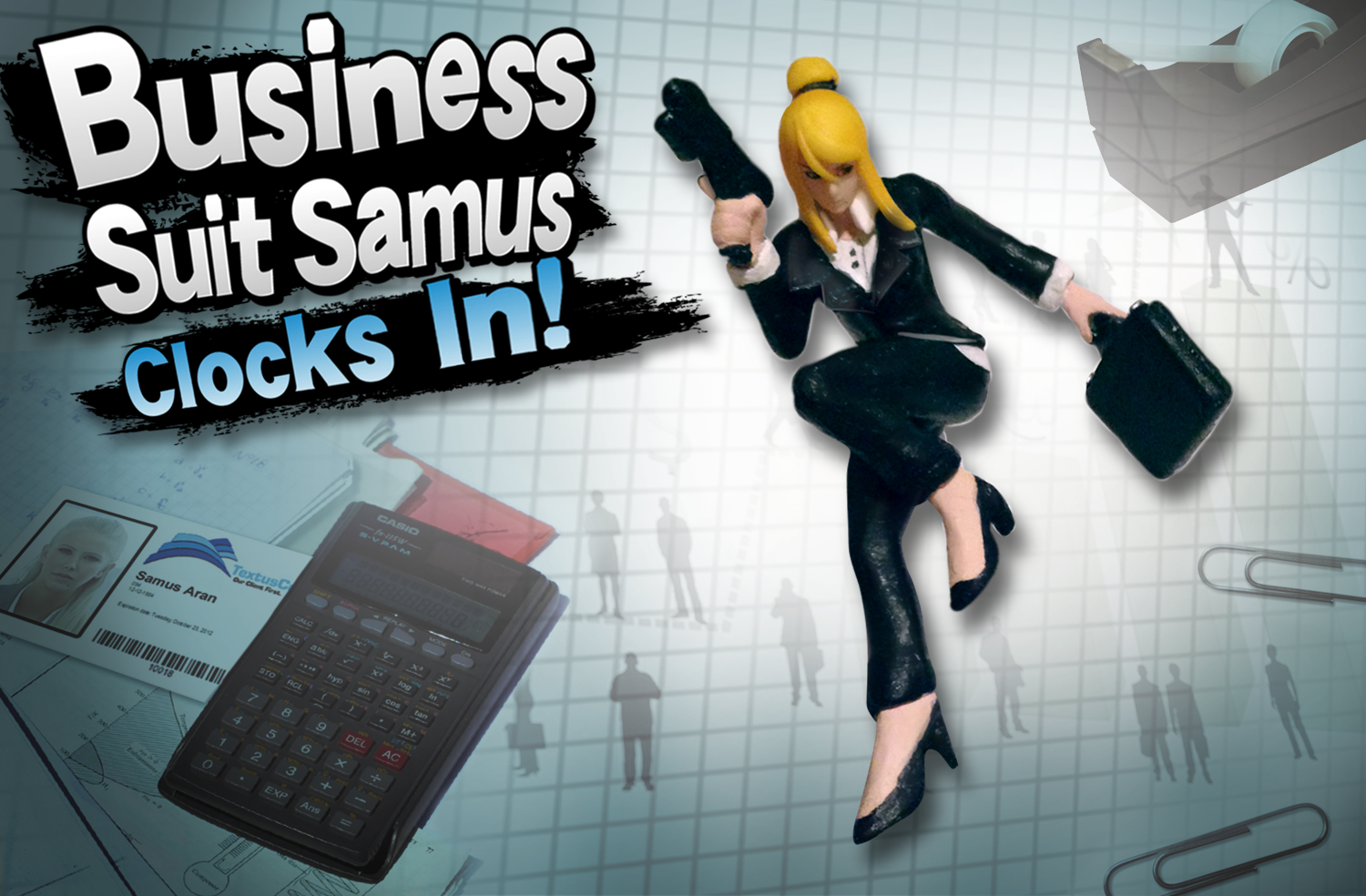 Business Suit Samus Clocks In!