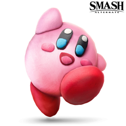 Rainbow Curse Kirby Alternate Costume -Transparent