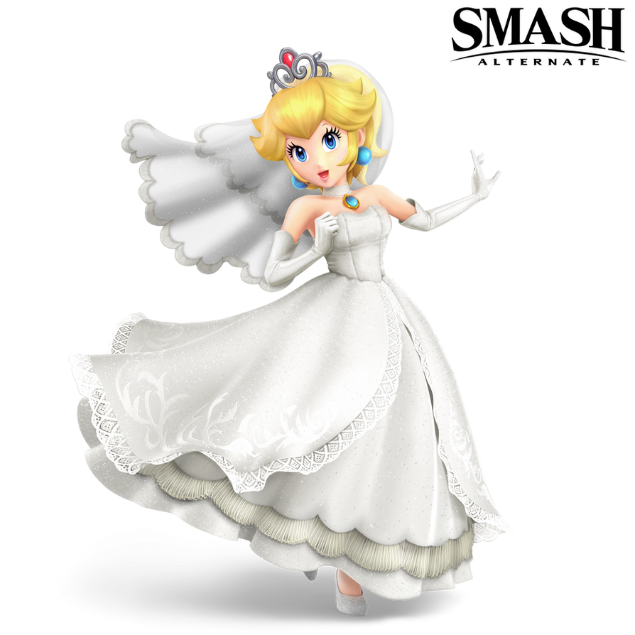 princess peach wedding dress cosplay Princess Peach Bridal Gowns Inspired by Super Mario Galaxy