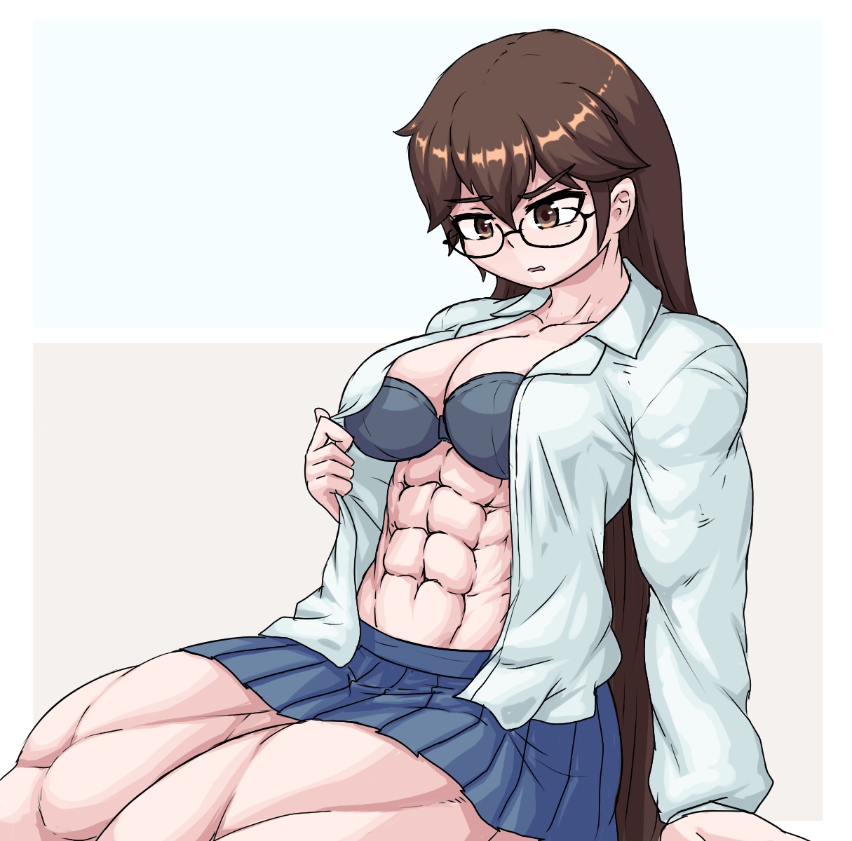 legal-jackal584: anime character in chef clothes with muscles