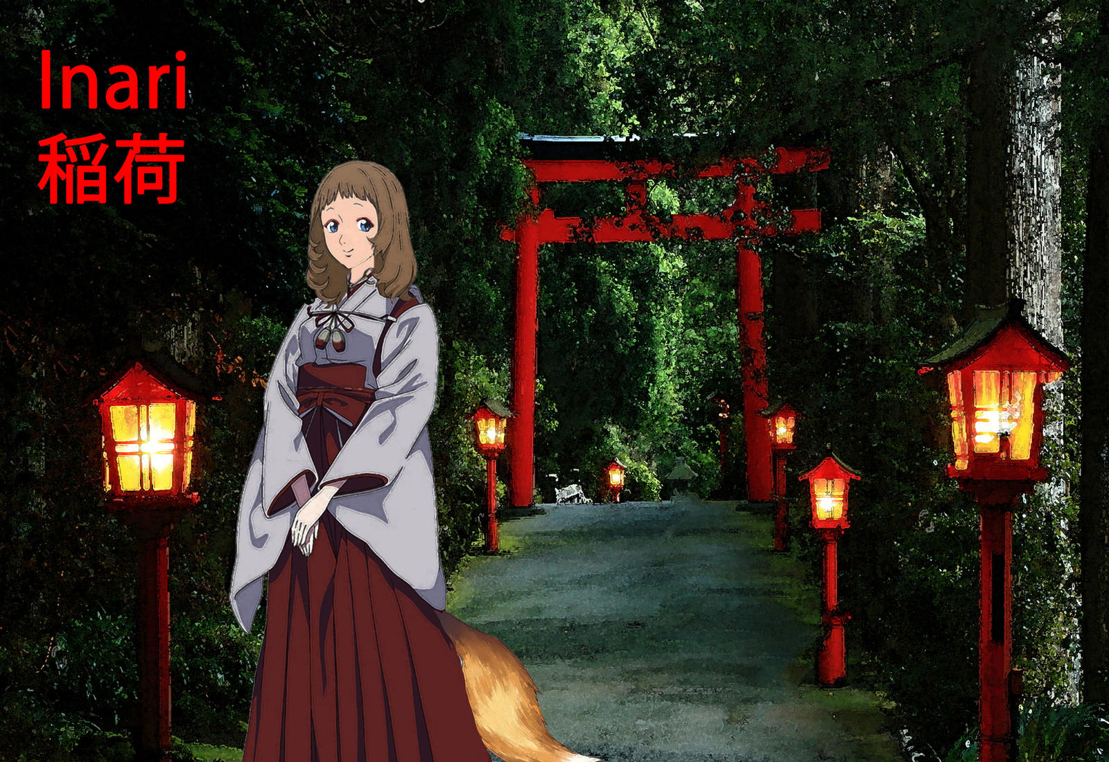 Project Inari Anime Inari by AngiJapan on DeviantArt