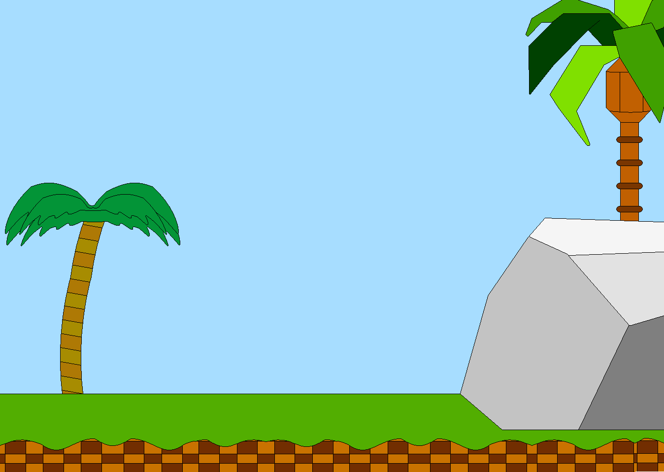 Green hill zone background by sonicmechaomega999 on DeviantArt