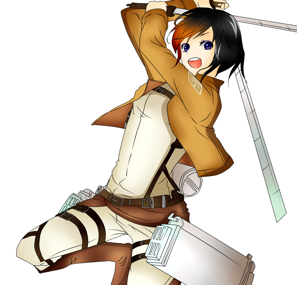 Shingeki no kyojin-Oc (Kumiko) colored