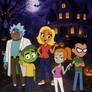 Teen Titans Go as Rick and Morty Family