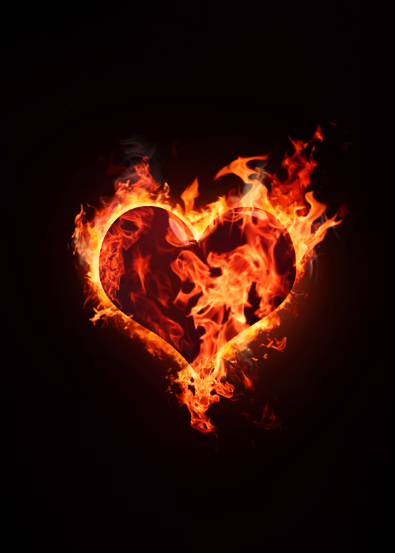 Heart in Flame