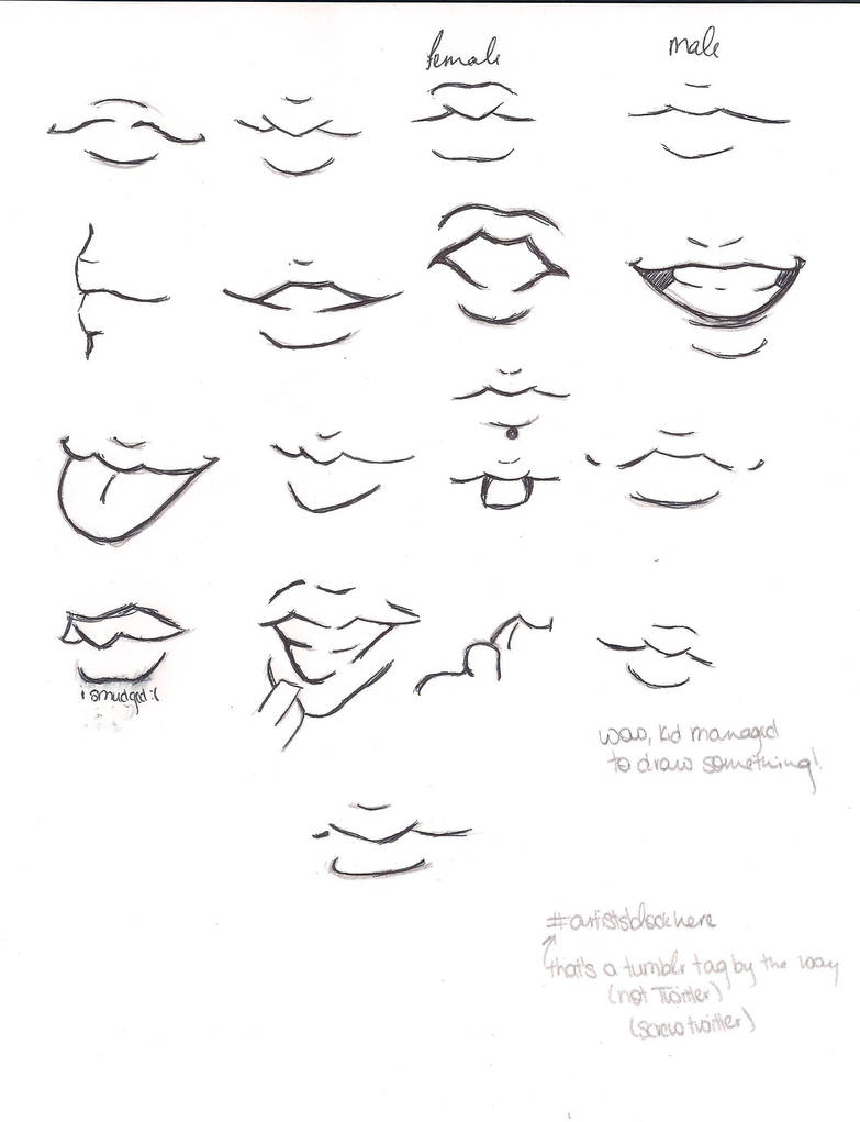 Comic Lips Reference Lip References by ibrokegimp on DeviantArt