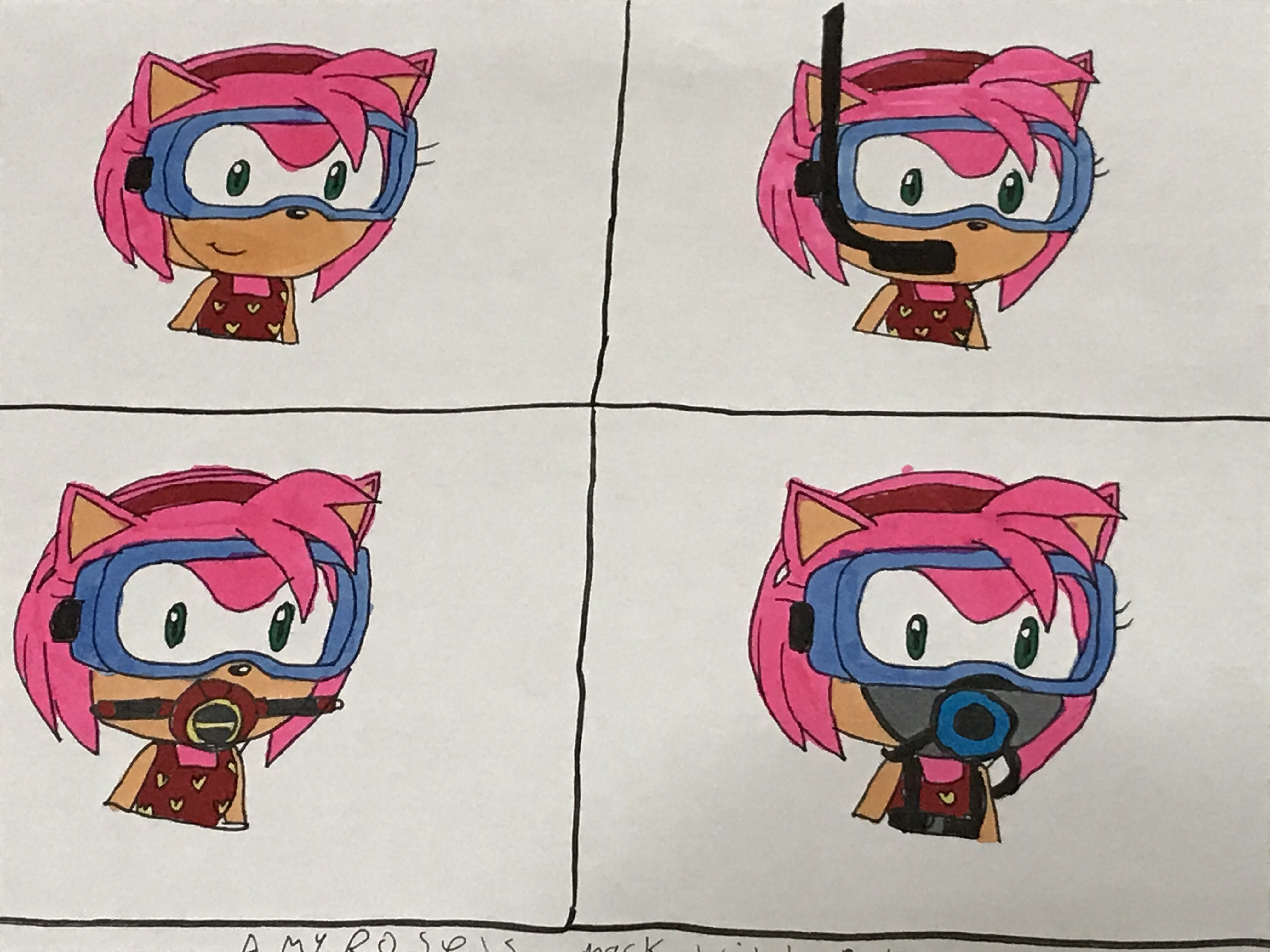 Sonic Portrait Series - Amy by G-ManMobius on DeviantArt