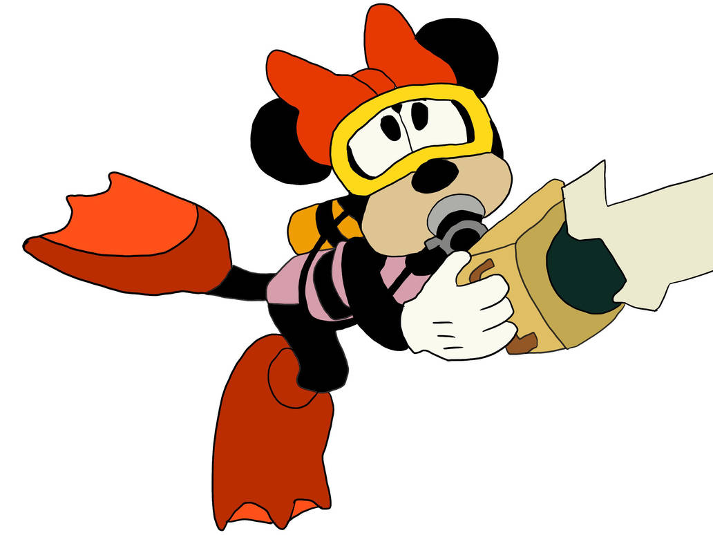 Mini Mouse Rafting Scuba Minnie Mouse by JacobSantos30 on DeviantArt