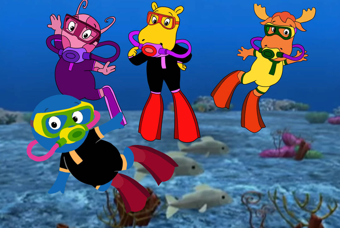 Backyardigans Redraw Backyardigans Deep Sea Divers by JacobSantos30 on DeviantArt