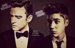 Justin Timberlake and Justin Bieber - Suit and Tie by BrunaBiebsMalikSykes