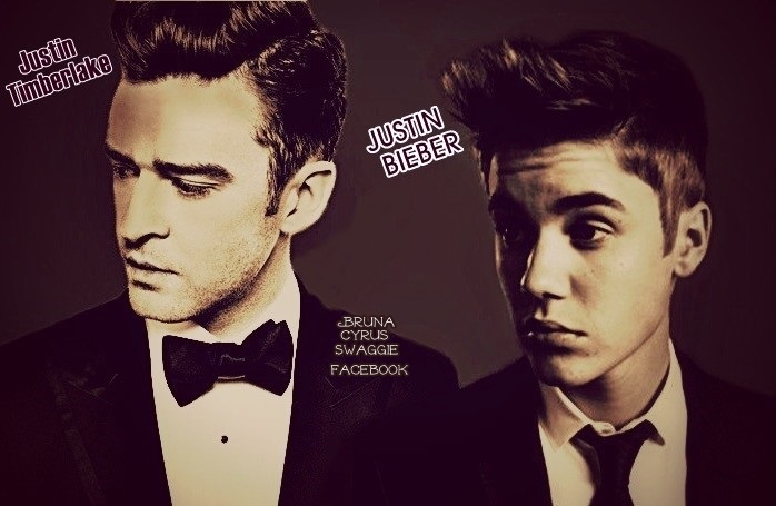 Justin Timberlake and Justin Bieber - Suit and Tie