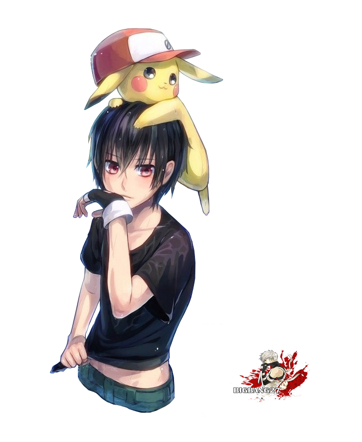 Trainer Red by pluehunter on deviantART  Pokemon red, Pokemon trainer red,  Pokemon