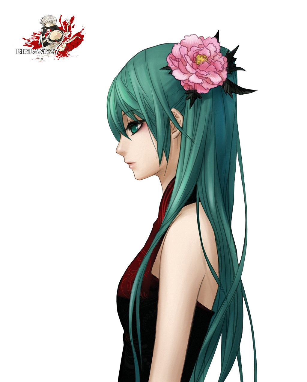 Hatsune Miku vocaloid render 5/ png