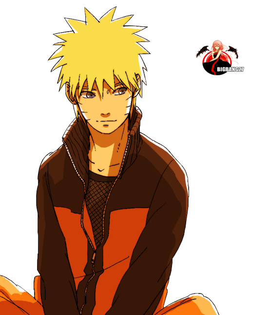 Naruto render, Naruto illustration png