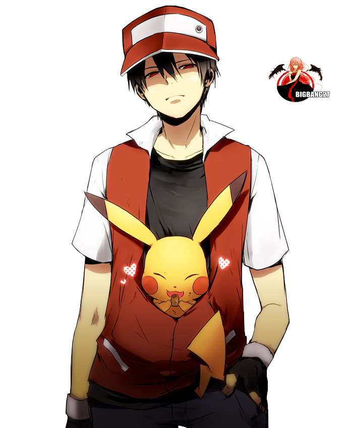 Pokemon Red Render 9 Png By Bigbang27 On Deviantart