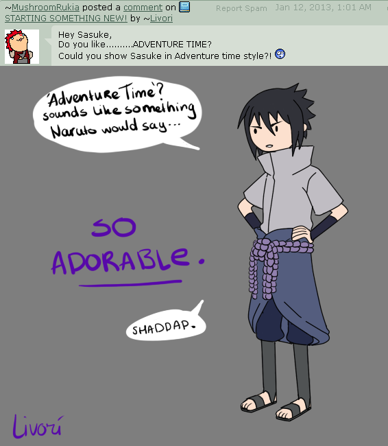 AskSasuke: Adventure Time!