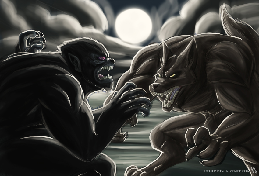 Wolfman vs Werewolf