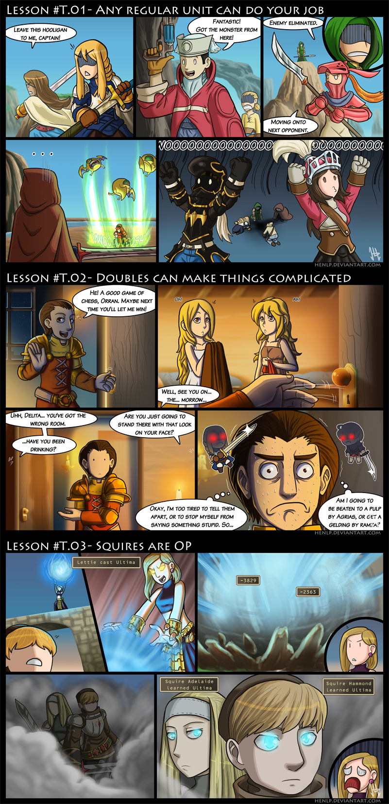 Final Fantasy Tactics Lessons