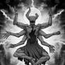 Grey Devil God Husk
