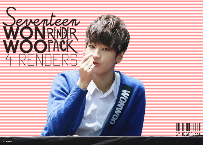 Render Pack #6: SEVENTEEN Wonwoo