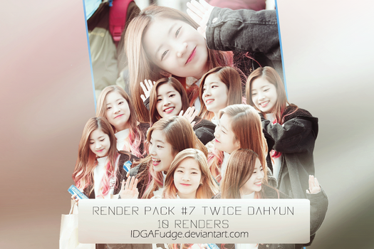 RENDER PACK # 7: TWICE Dahyun