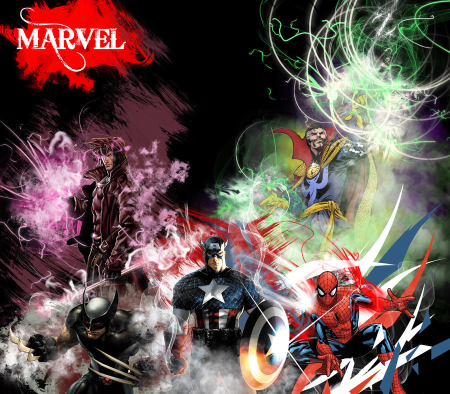 Marvel team up by Ranger-CRM on DeviantArt