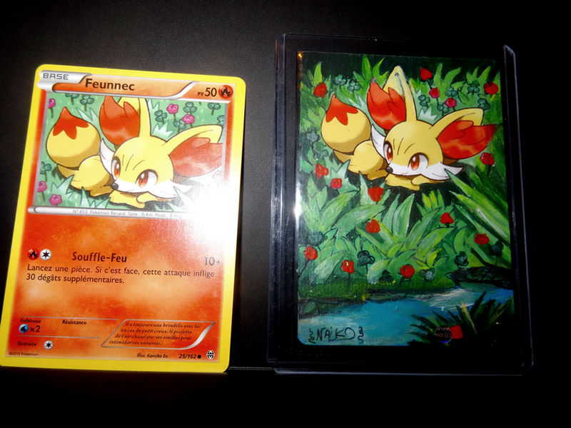 Painted Pok\u00e9mon card one of a kind Onix