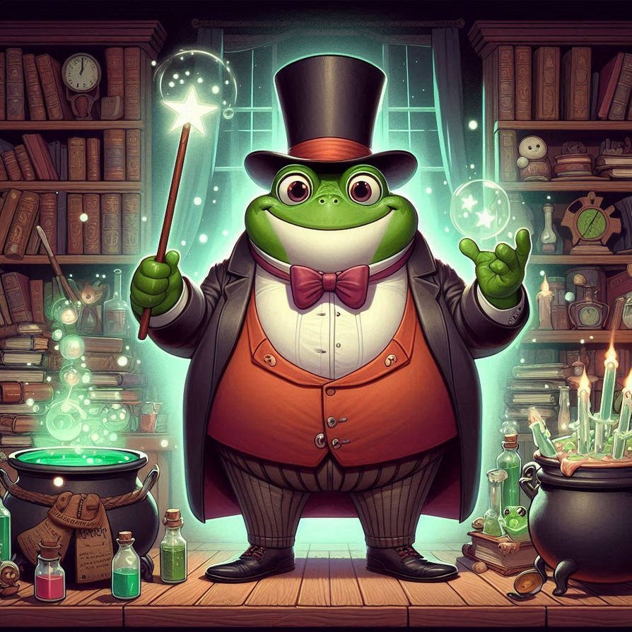 Magic Frog Pfp Frog with Magic by PSCL2022 on DeviantArt