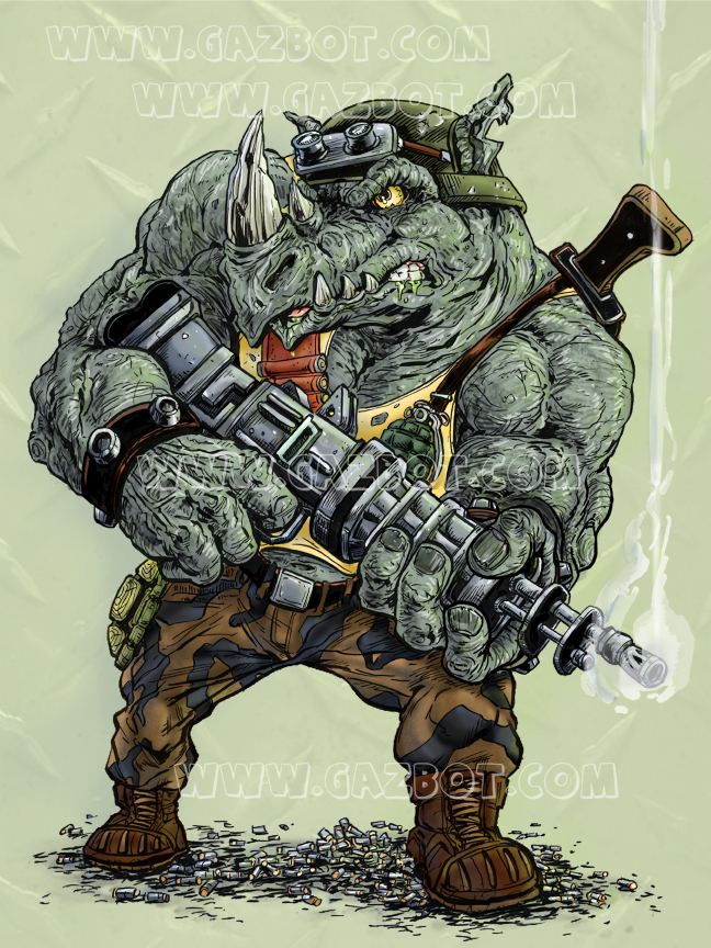 Rocksteady from Teenage Mutant Ninja Turtles