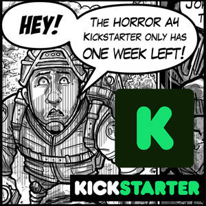 The HorrorA4 Kickstarter 1 week left!