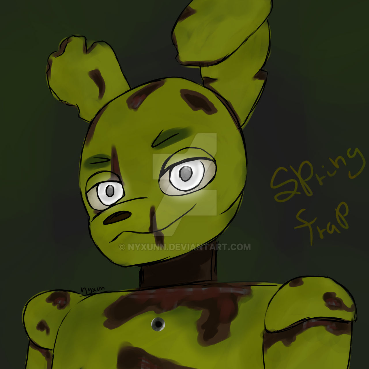 Springtrap ~ Fanart by Nyxunn on DeviantArt
