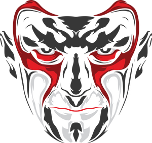 WWE Demon Finn Balor Face Paint Logo