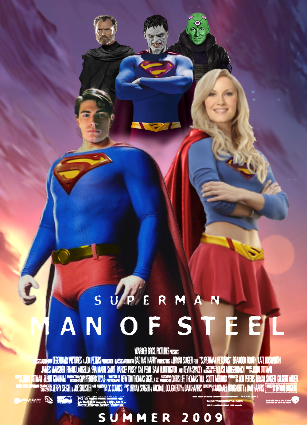 Superman: The Man Of Steel (2009) Poster by AlexTheTetrisFan on DeviantArt