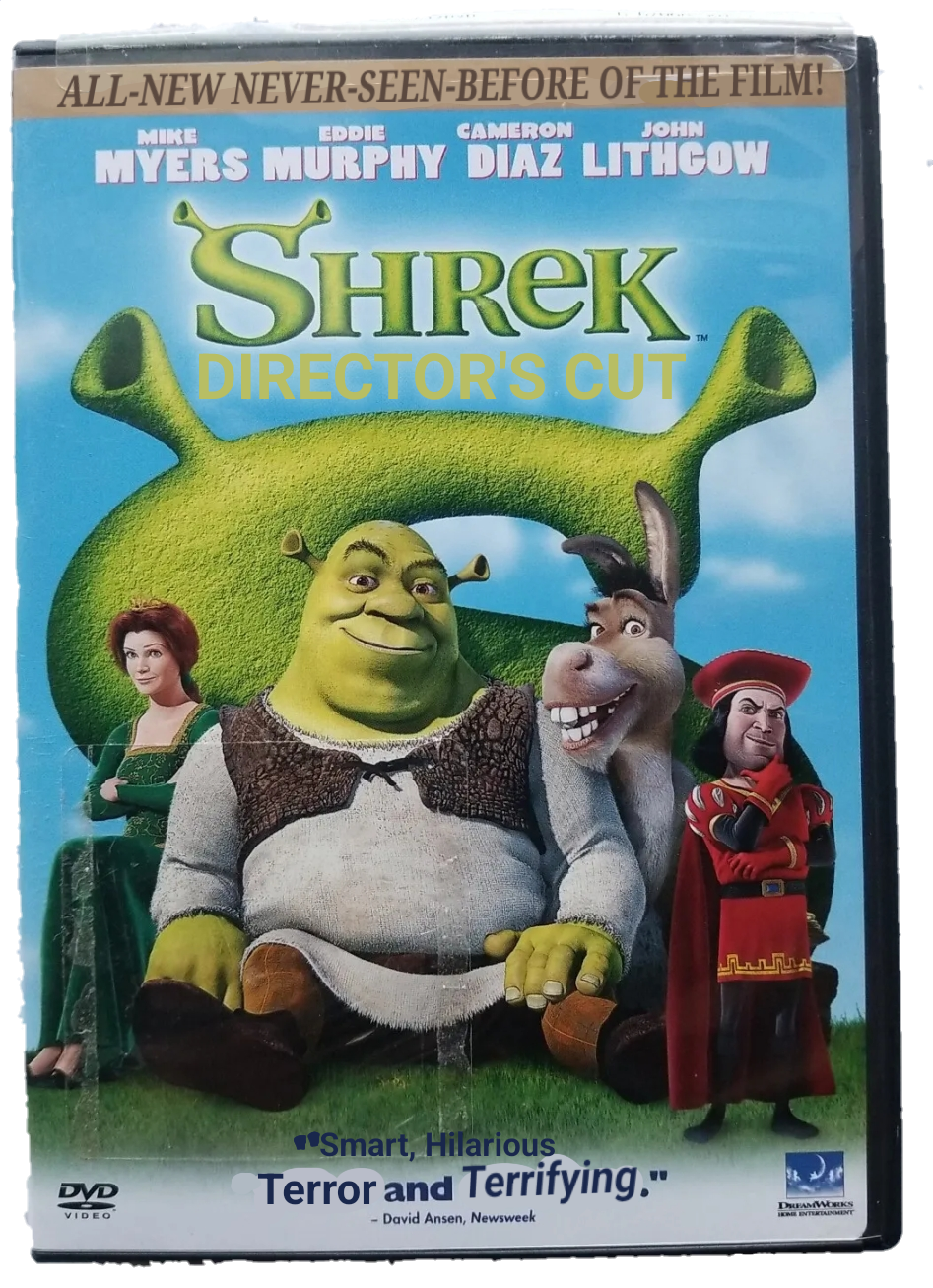 Shrek: Director's Cut (2002) - Rare Unreleased DVD by AlexTheTetrisFan on DeviantArt Shrek: Director's Cut (2002) - Rare Unreleased DVD by AlexTheTetrisFan on DeviantArt