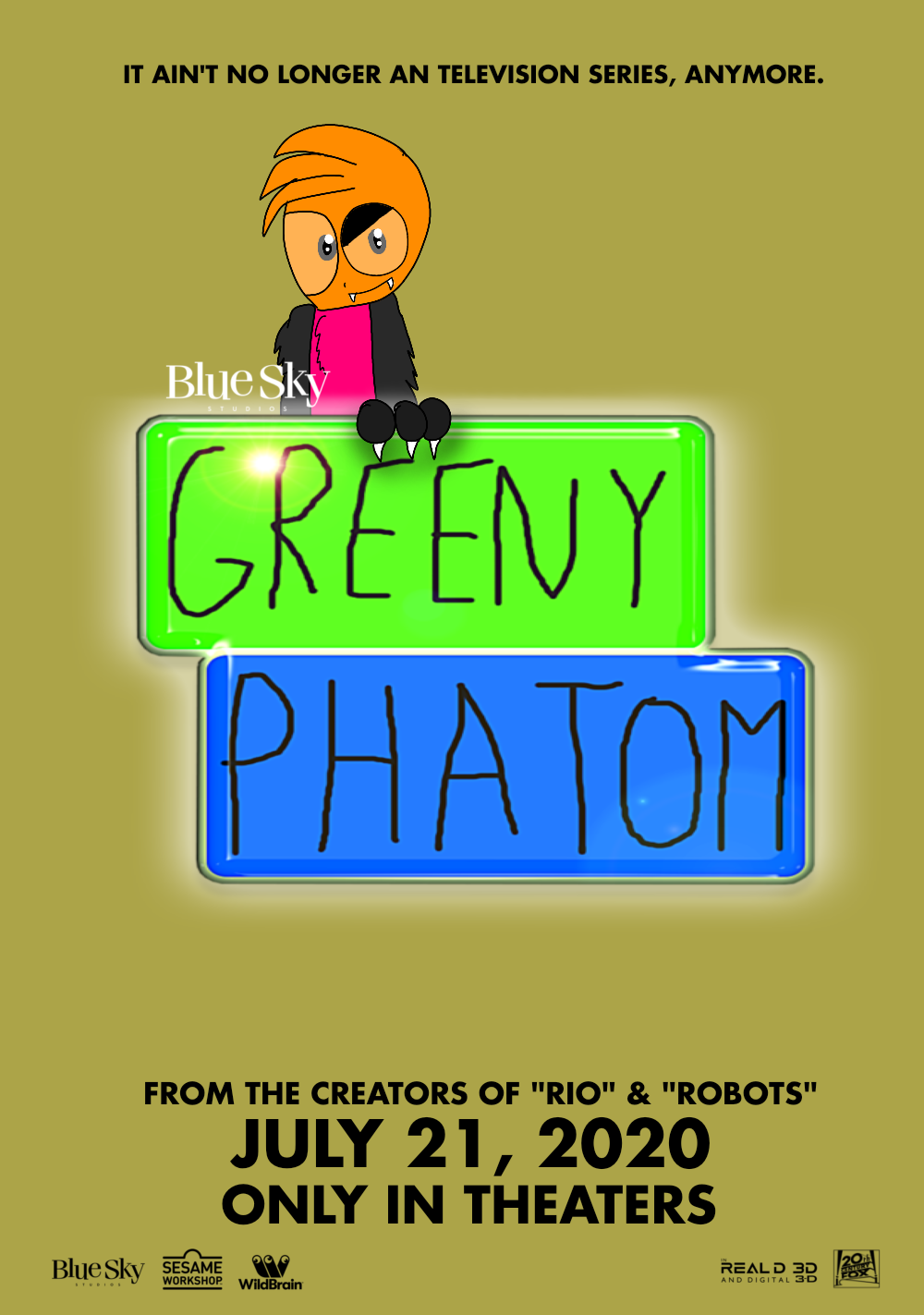 Greeny Phatom (2020) Theatrical Teaser Poster by AlexTheTetrisFan on ... Greeny Phatom (2020) Theatrical Teaser Poster by AlexTheTetrisFan on ...
