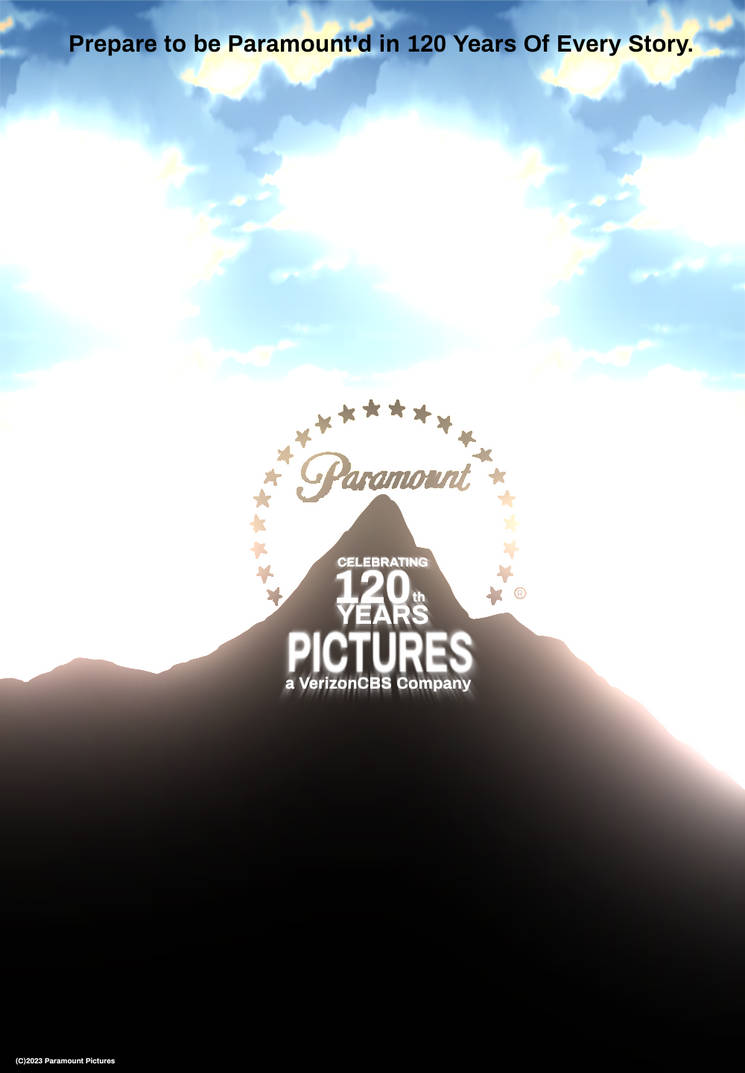 Paramount Pictures 120th Years Concept Poster 2023 by AlexTheTetrisFan ...