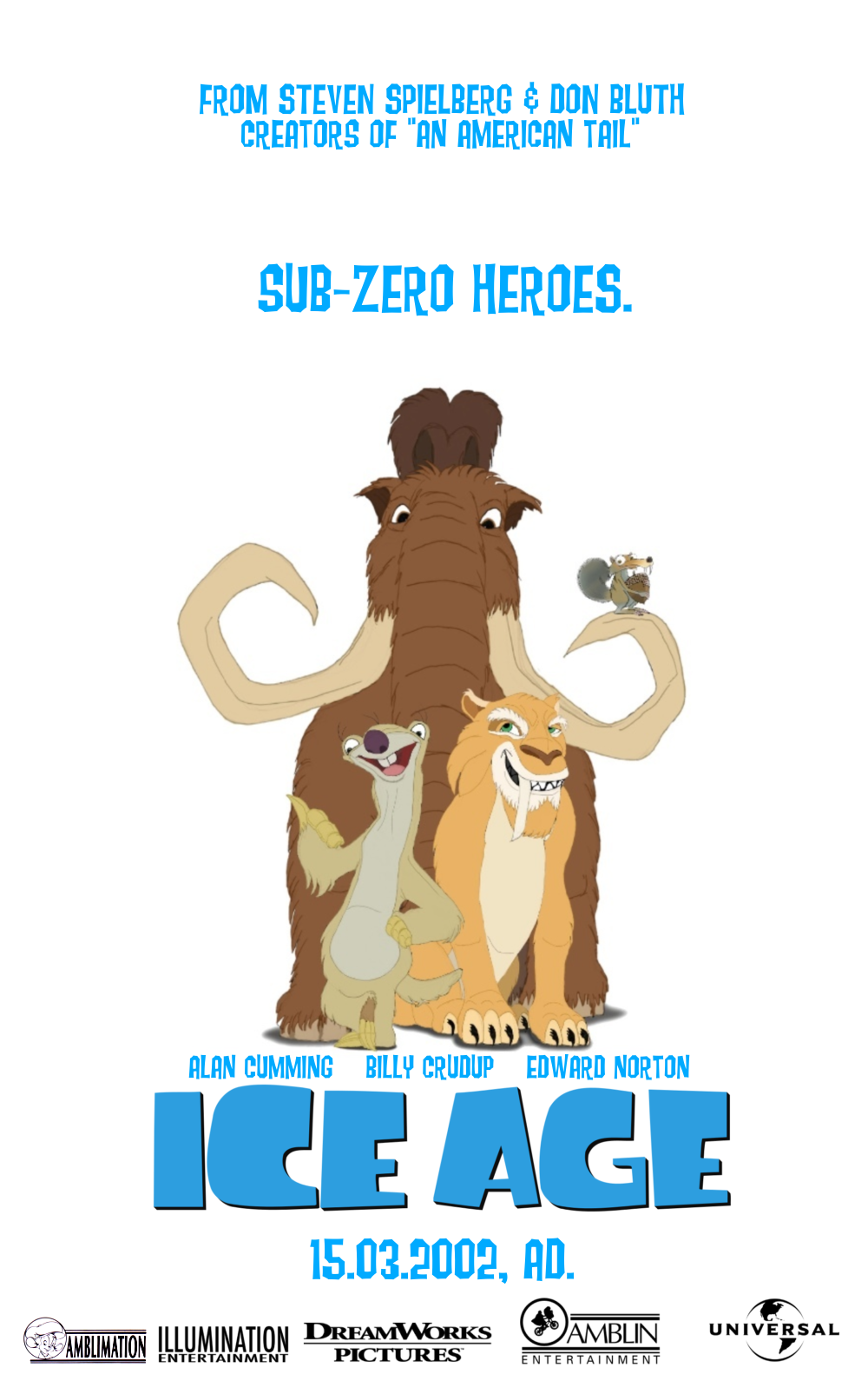Ice Age Rufus What-if: Spielberg and Bluth's Ice Age (2002) by AlexTheTetrisFan on ...
