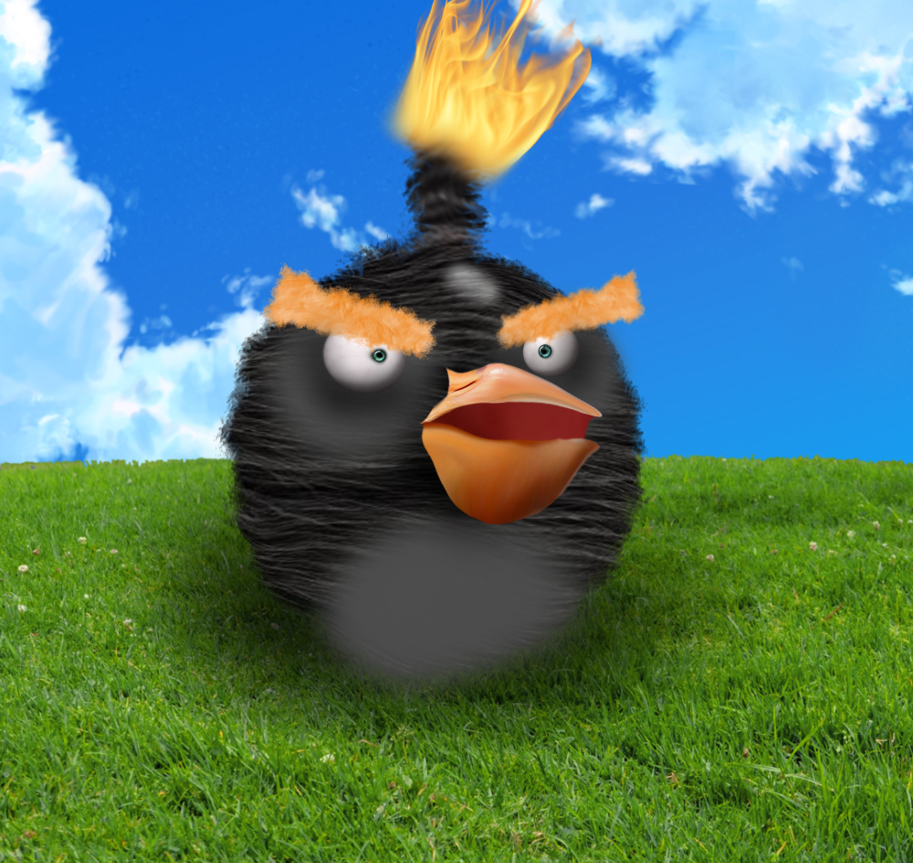 Bomb (Angry Birds) in an live-action form by AlexTheTetrisFan on DeviantArt